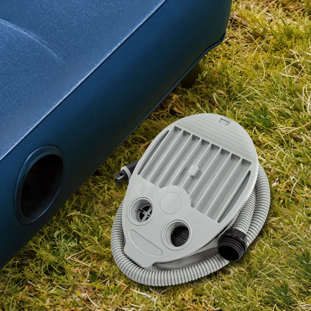 5L Portable Inflatable Air Pump High Volume Foot Air Pump Portable Air Inflator for Inflatable Boats Beds Swimming Rings