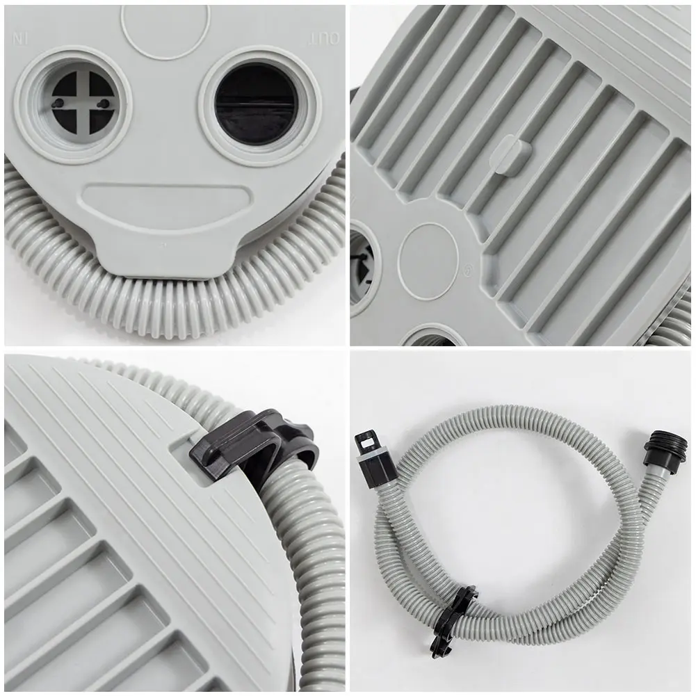 5L Portable Inflatable Air Pump High Volume Foot Air Pump Portable Air Inflator for Inflatable Boats Beds Swimming Rings
