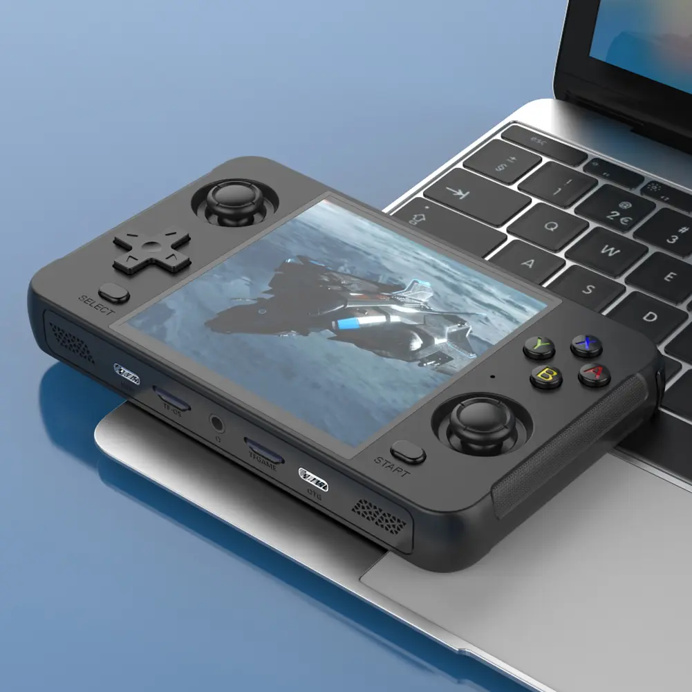 R40S Portable Pocket Video Player WIFI 2.4G + BT 720*720 4 Inch IPS Screen Handheld Game Players Built-in 16G + 64G Dual TF Card