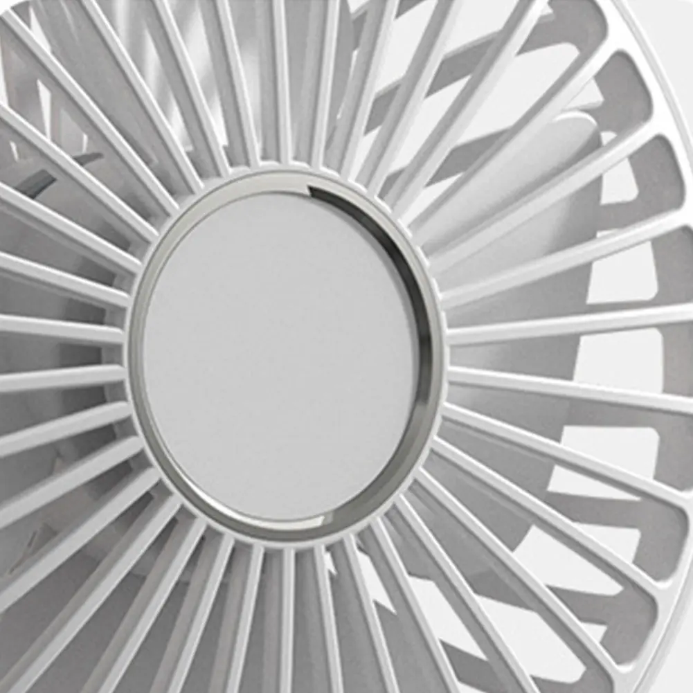 Desktop Small Fan 3-Speed Adjustment Summer Cooling Fan Rechargeable Electric Personal Fan for Outdoor Umbrella