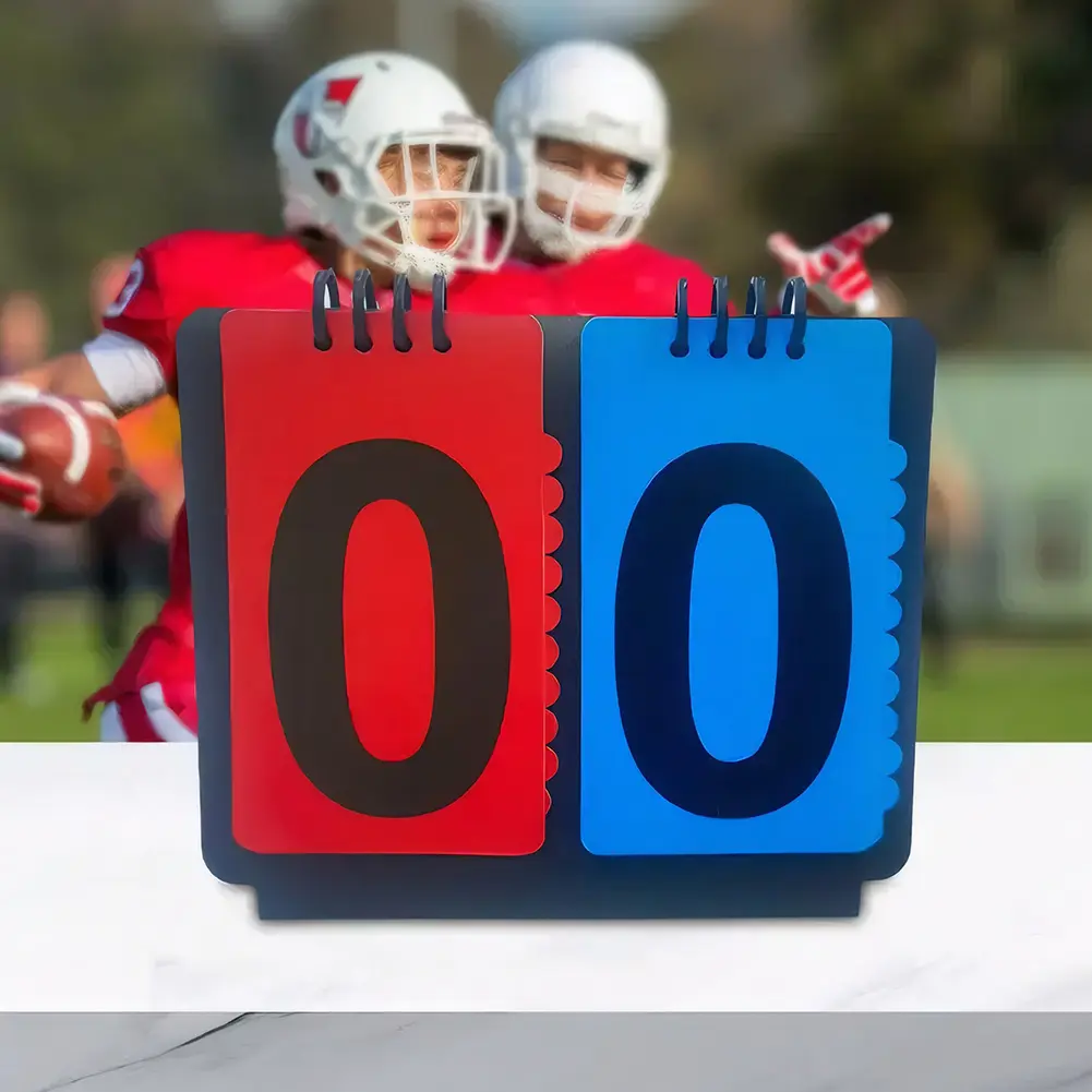 Scoreboard Score Flipper Manual Score Flip Cards for Baseball Tennis Ball Basketball Football