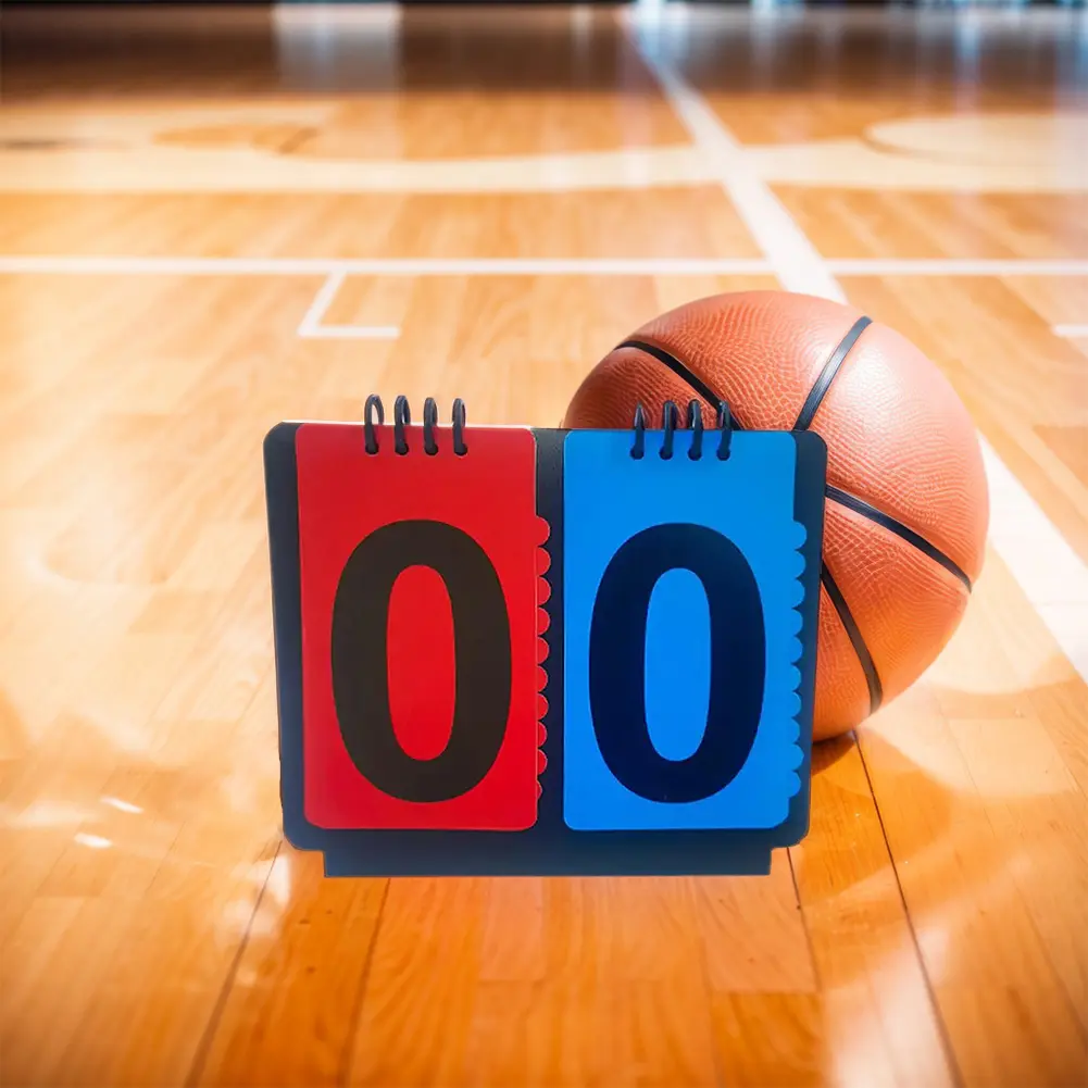 Scoreboard Score Flipper Manual Score Flip Cards for Baseball Tennis Ball Basketball Football
