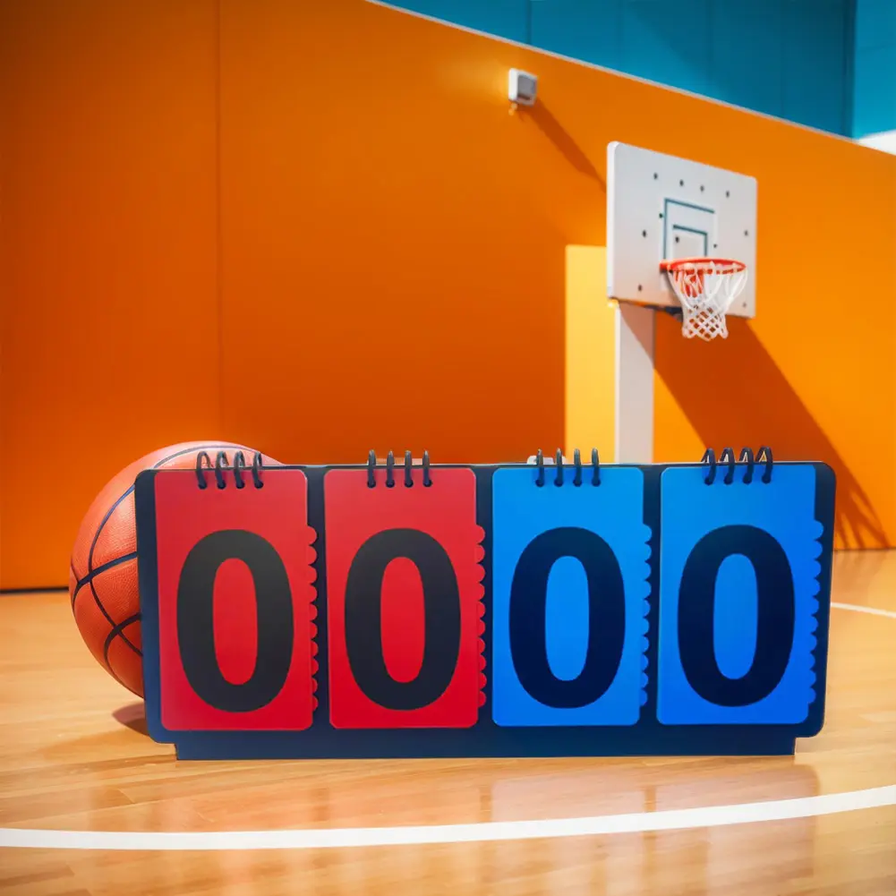 Scoreboard Score Flipper Manual Score Flip Cards for Baseball Tennis Ball Basketball Football