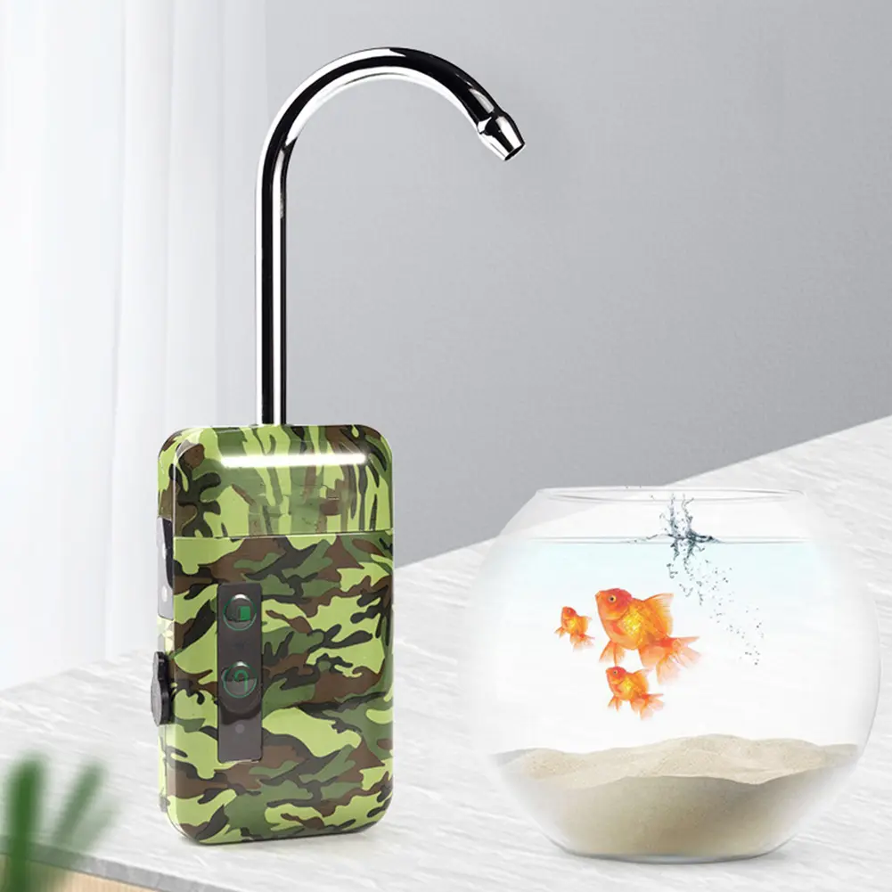 Fishing Water Absorber Portable Fishing Submersible Pump Intelligent Sensor Energy Saving LED Light for Outdoor Accessories