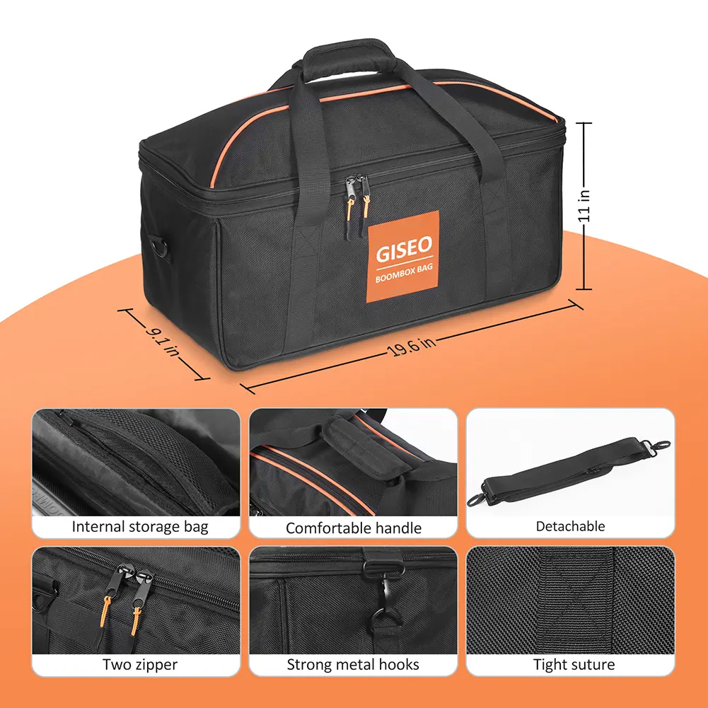 Oxford Cloth Protection Speaker Storage Adjustable Strap Waterproof Carrying Case Portable Dustproof for JBL BOOMBOX 3/BOOMBOX 2