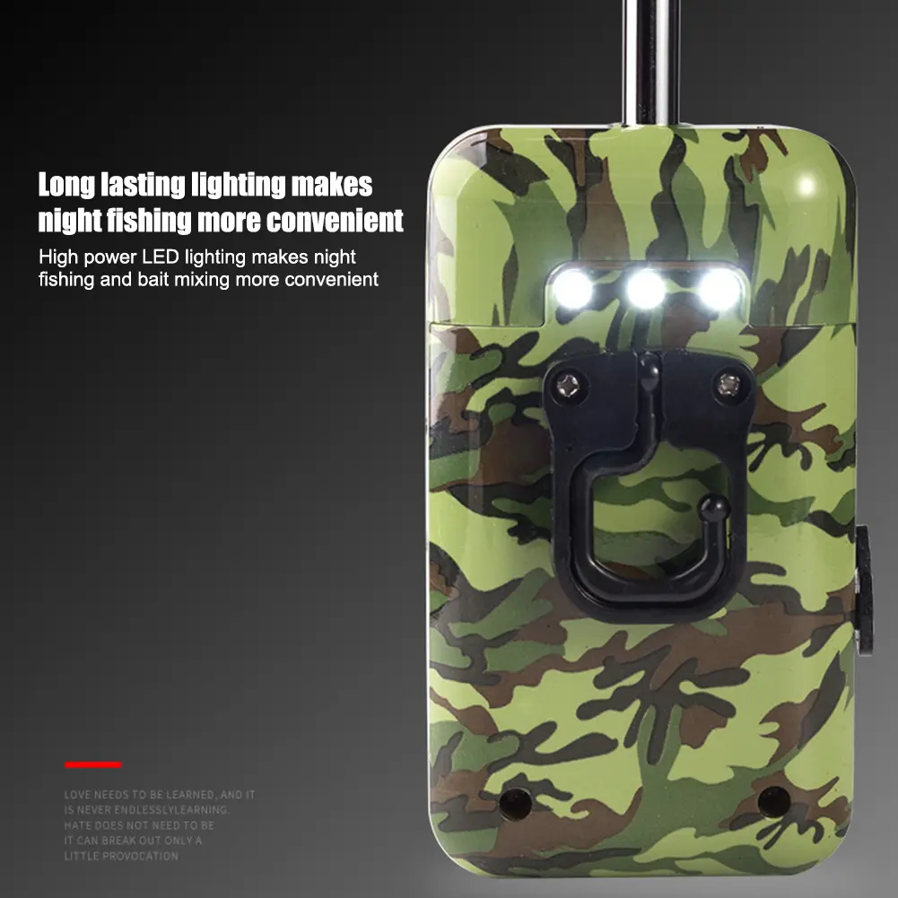 Fishing Water Absorber Portable Fishing Submersible Pump Intelligent Sensor Energy Saving LED Light for Outdoor Accessories