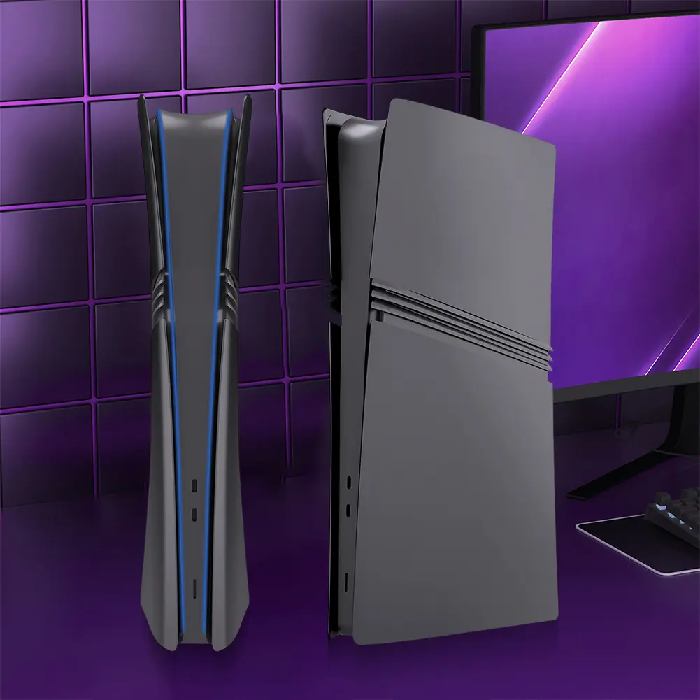 Face Plate Console Cover ABS Hard Case Shockproof Hard Shell Skin Protective Shell Case for PS5 Pro Disc/Digital Edition Console