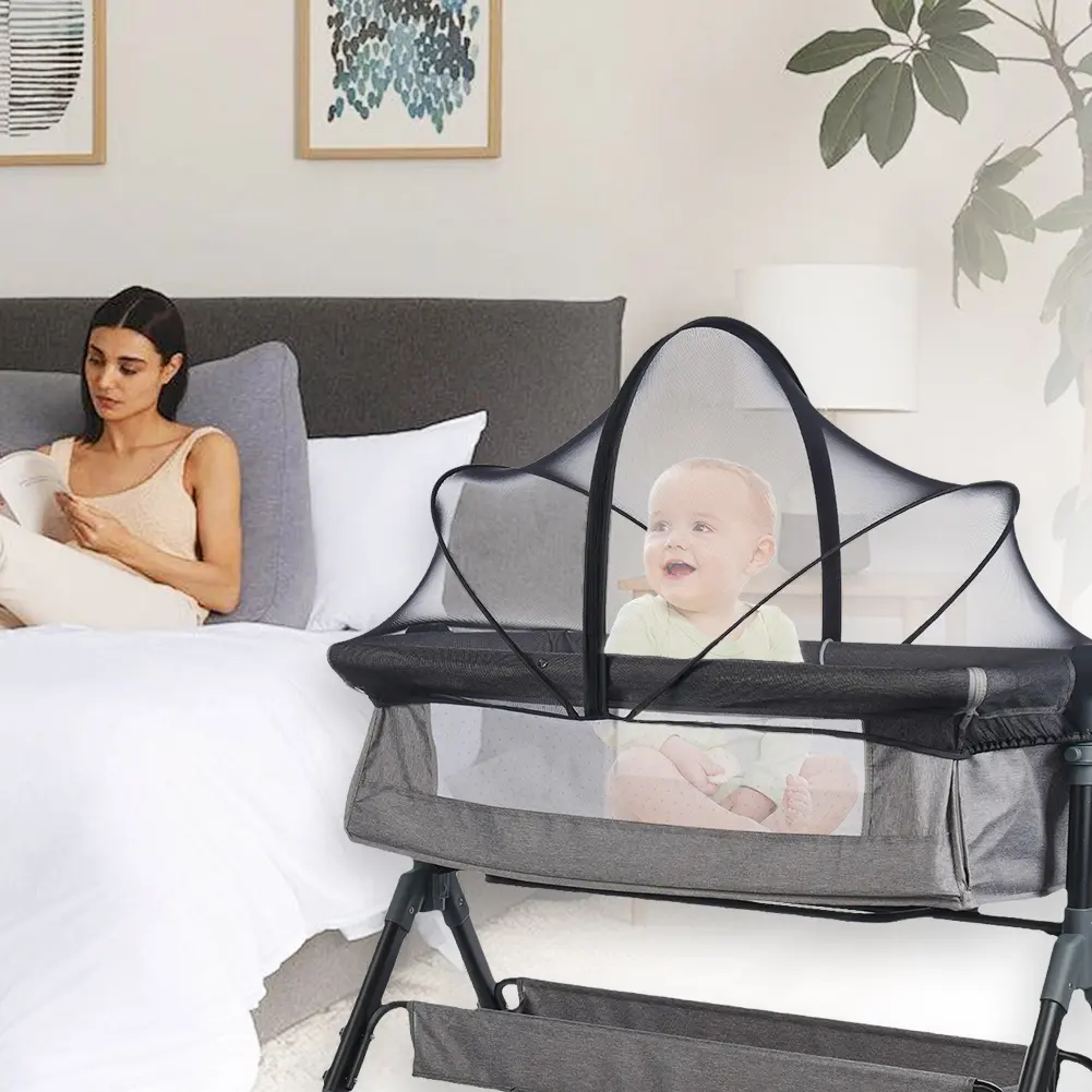 Baby Mosquito Net Tent Breathable Folding Crib Cover Crib Tent for Baby Crib To Keep Cats/Bugs Out