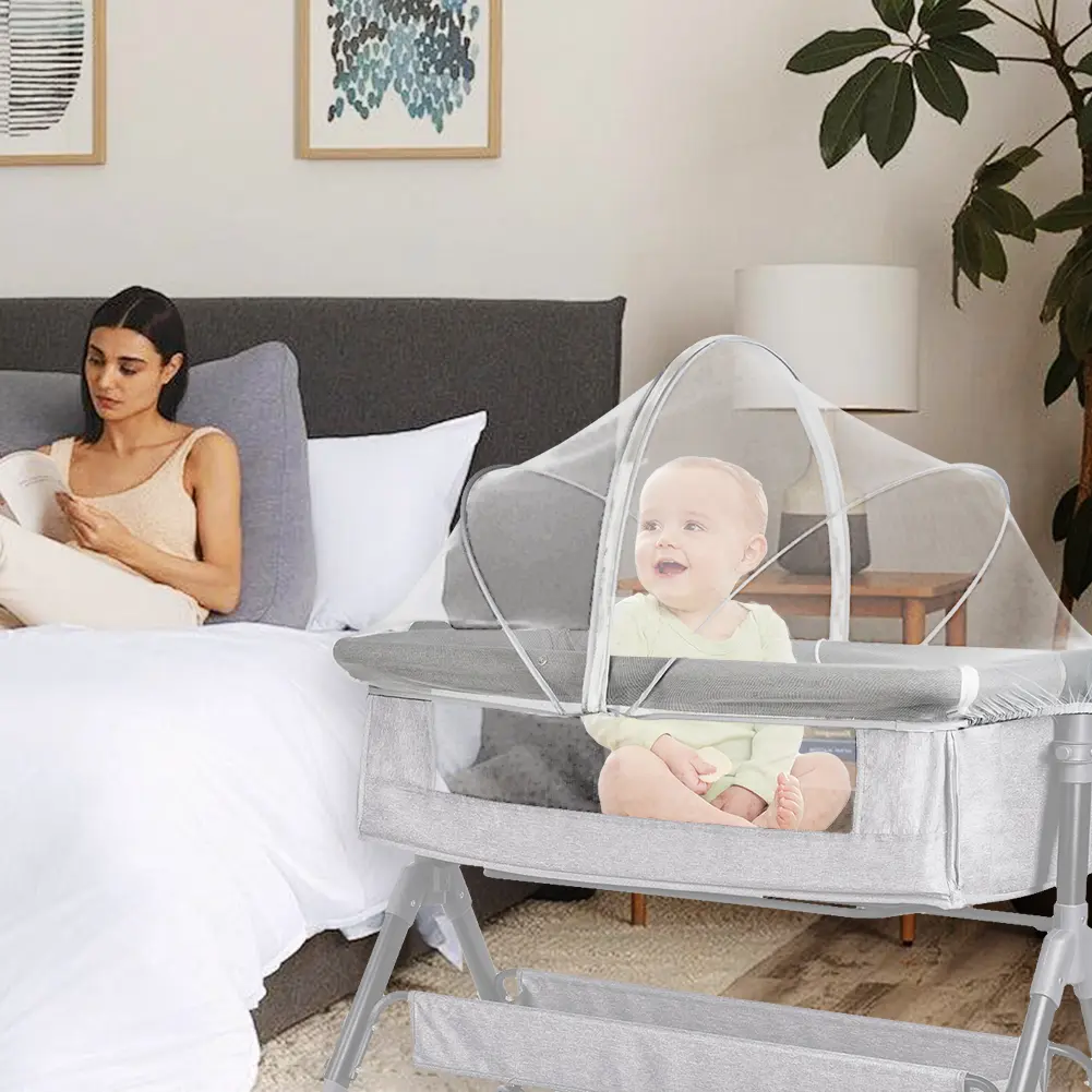 Baby Mosquito Net Tent Breathable Folding Crib Cover Crib Tent for Baby Crib To Keep Cats/Bugs Out
