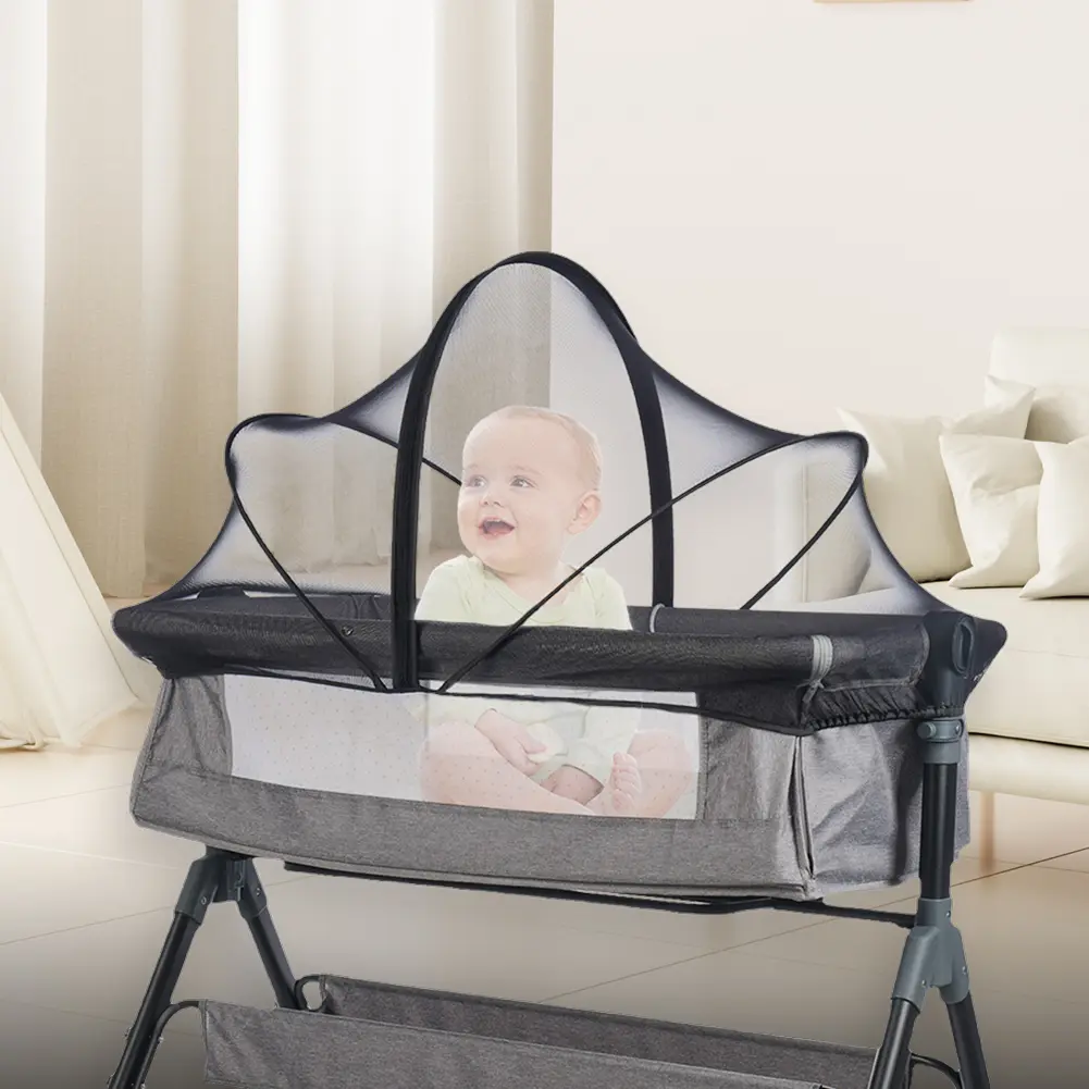Baby Mosquito Net Tent Breathable Folding Crib Cover Crib Tent for Baby Crib To Keep Cats/Bugs Out