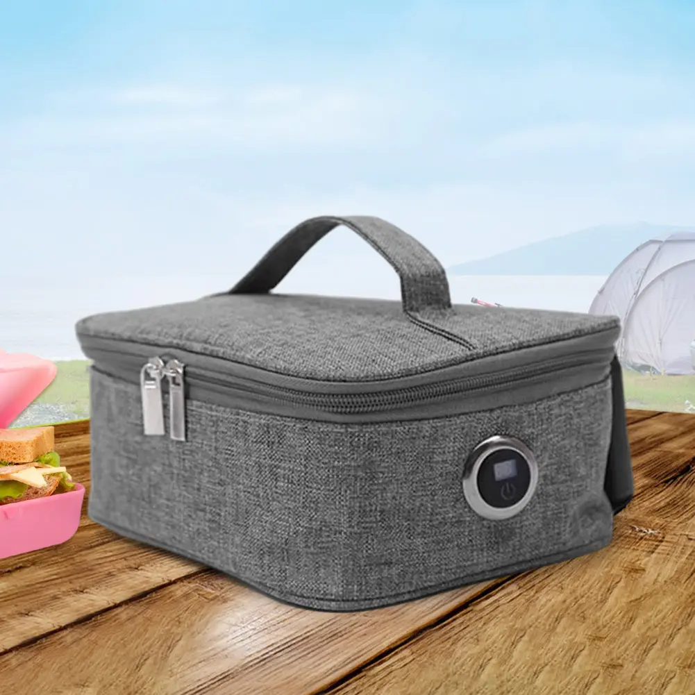 Insulated Lunch Bag Electric Thermal Lunch Bag USB Heating Bag Portable Food Warmer Box Travel Hiking Outdoor Camping Lunch Bag