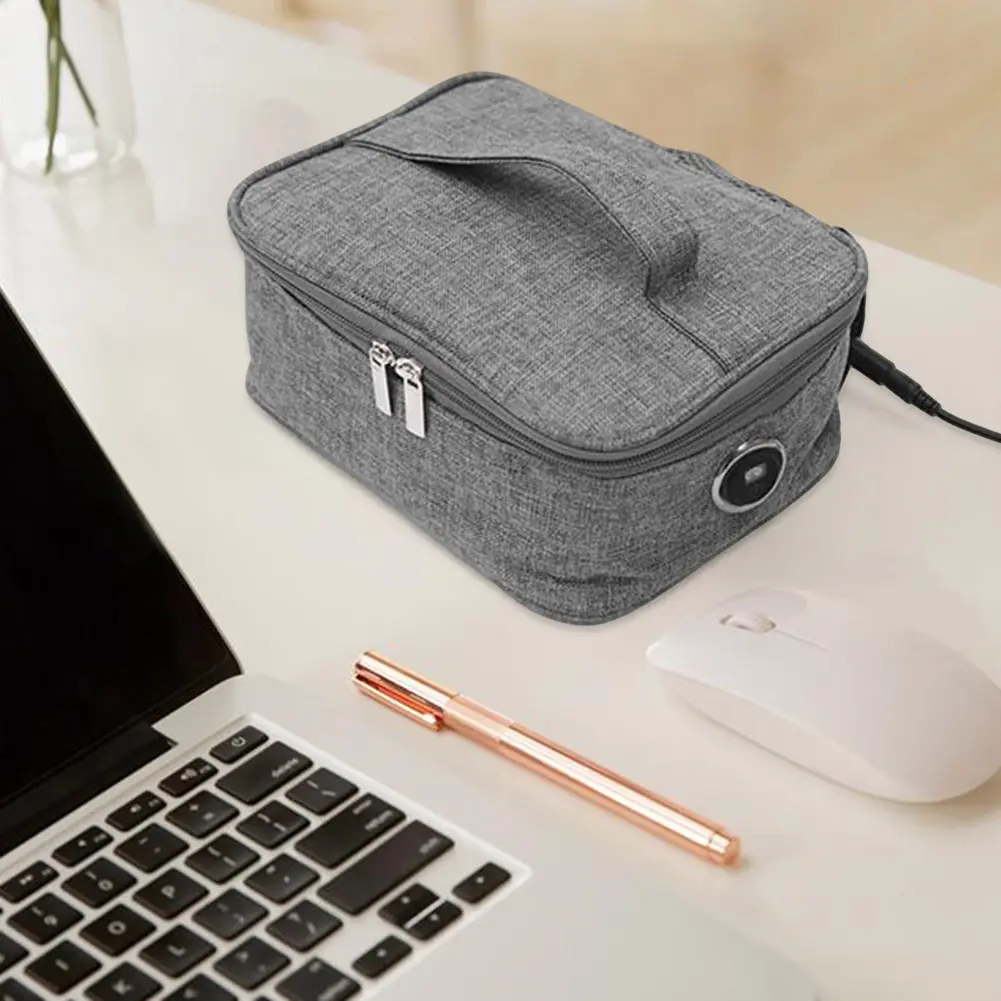 Insulated Lunch Bag Electric Thermal Lunch Bag USB Heating Bag Portable Food Warmer Box Travel Hiking Outdoor Camping Lunch Bag