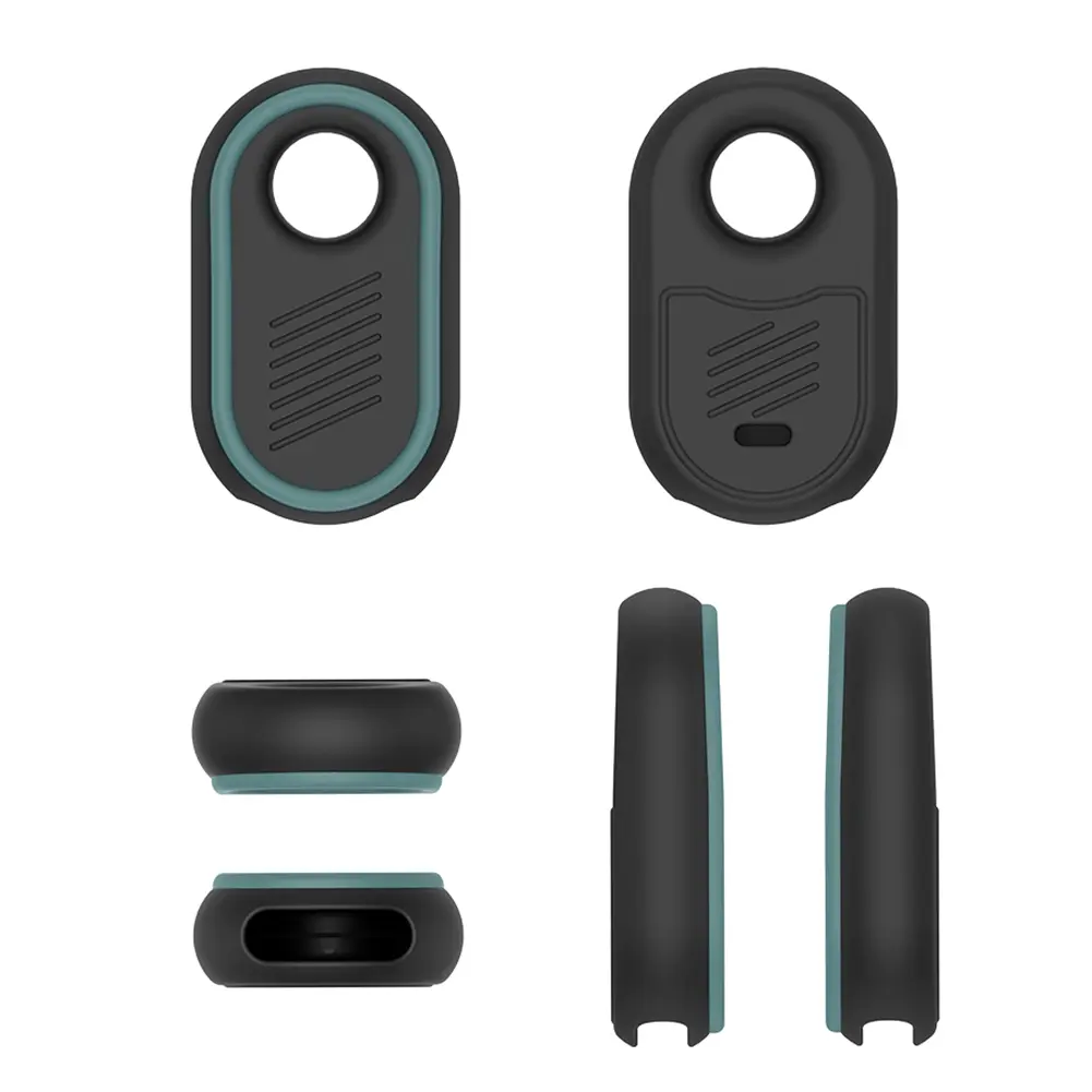 Silicone Case Anti-Scratch Protector Case with Keychain Washable Soft Protective Sleeve Skin Cover for Samsung Galaxy SmartTag2