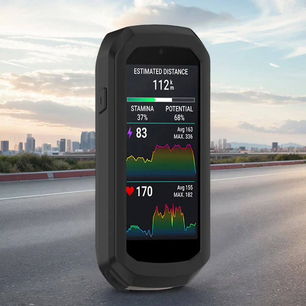 Silicone Case Flexible Soft Bumper Protective Cover Shell Case Protector Bike Gel Skin Case for Garmin Edge 1050 Accessories