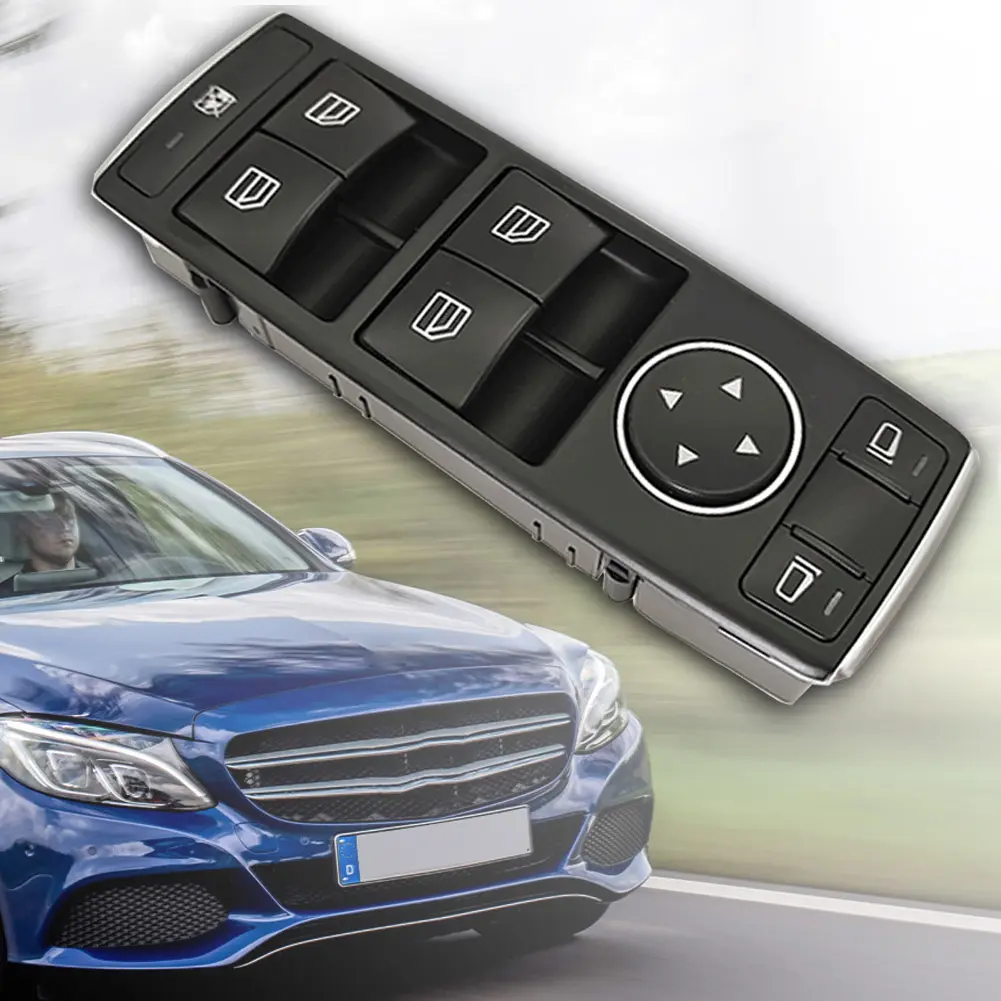 Car Electric Power Master Window Switch 2049055302 Car Power Window Switch 2049058202 Fit for Mercedes Benz W204 X204 W212 W207
