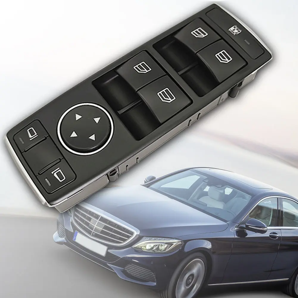 Car Electric Power Master Window Switch 2049055302 Car Power Window Switch 2049058202 Fit for Mercedes Benz W204 X204 W212 W207