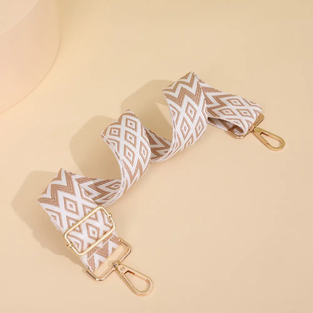 Nylon Shoulder Bag Strap Adjustable Women Crossbody Strap Soft Accessories Replacement Strap Wide Purse Strap Chain Bag Strap