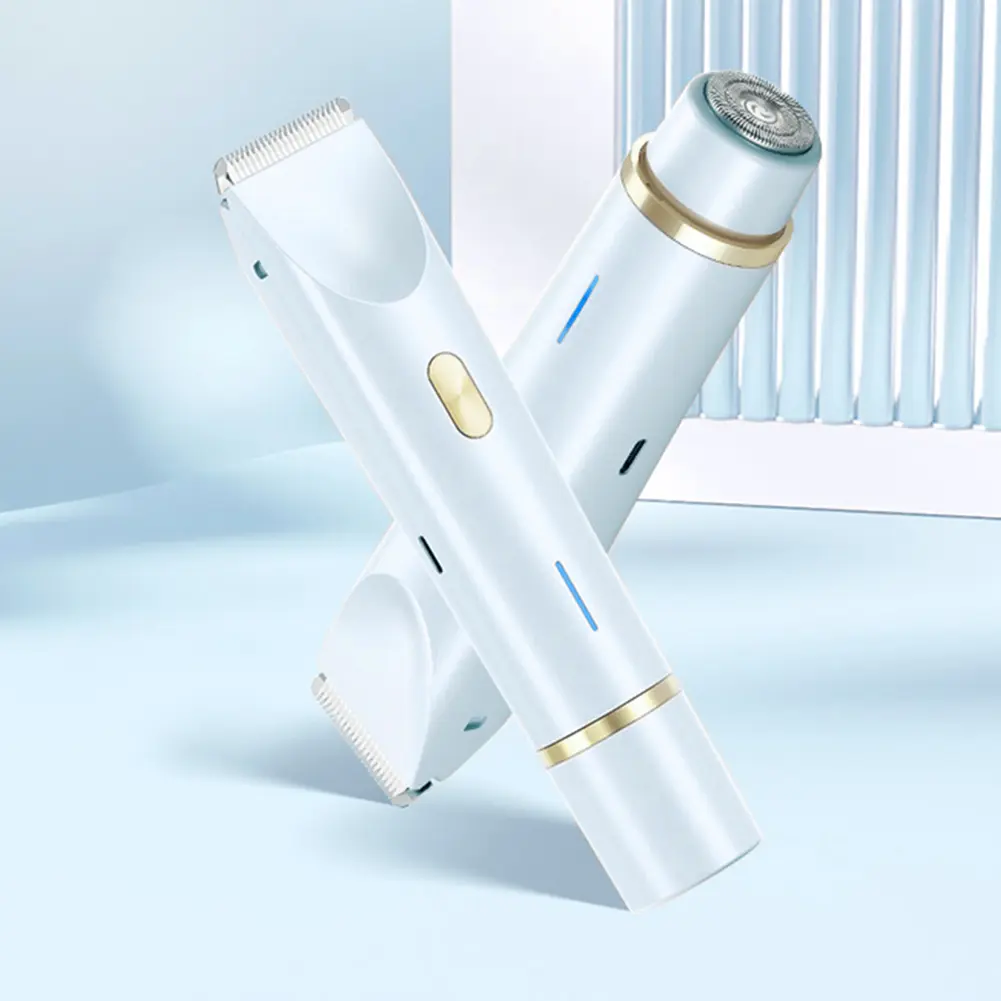 Body Shaver for Women Waterproof Hair Removal Razor Rechargeable Pubic Hair Trimmer for Pubic Legs Body Hair