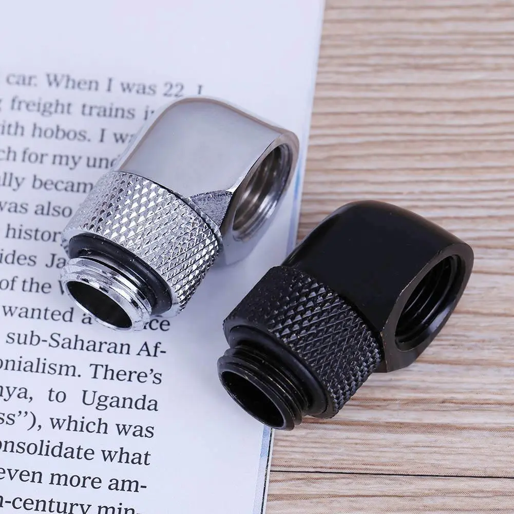 G1/4 Thread Rotary Fitting Brass Fitting Adapter for PC Water Cooling System for Home Computer Cooling Supplies