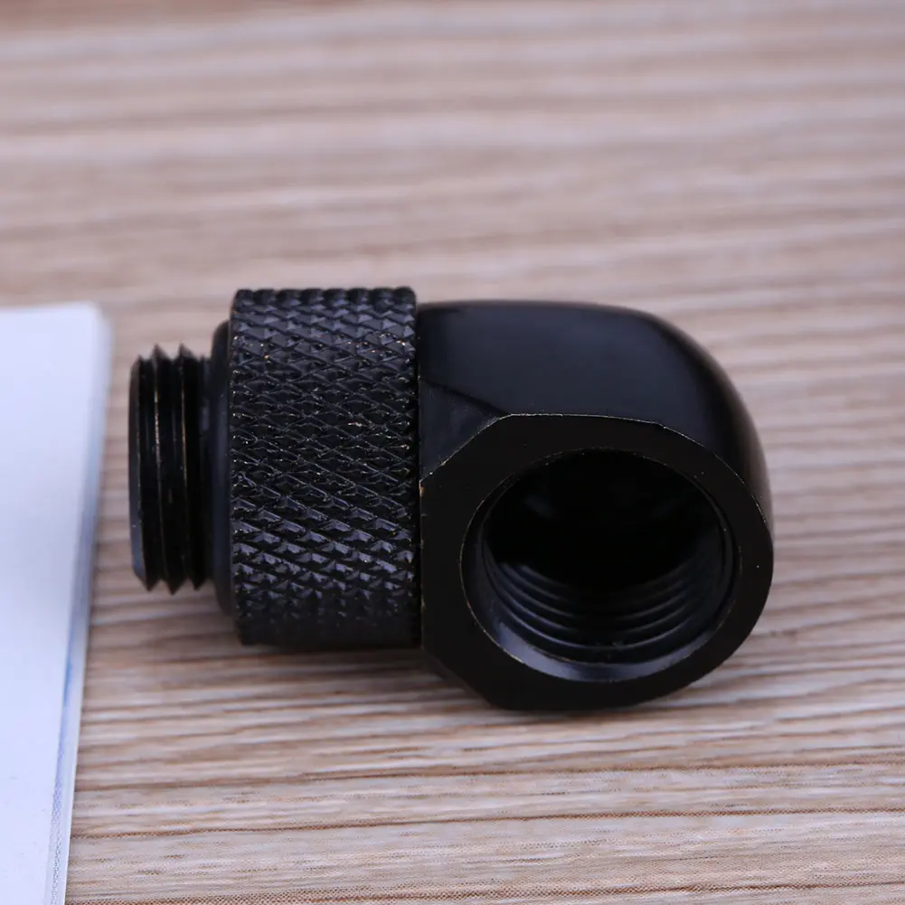 G1/4 Thread Rotary Fitting Brass Fitting Adapter for PC Water Cooling System for Home Computer Cooling Supplies