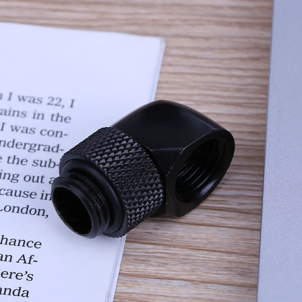 G1/4 Thread Rotary Fitting Brass Fitting Adapter for PC Water Cooling System for Home Computer Cooling Supplies