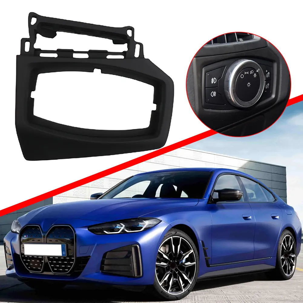 Dashboard Headlight Switch Button Frame Cover Trim Low&High Level Configuration for Ford Focus 15-18 Interior Accessories