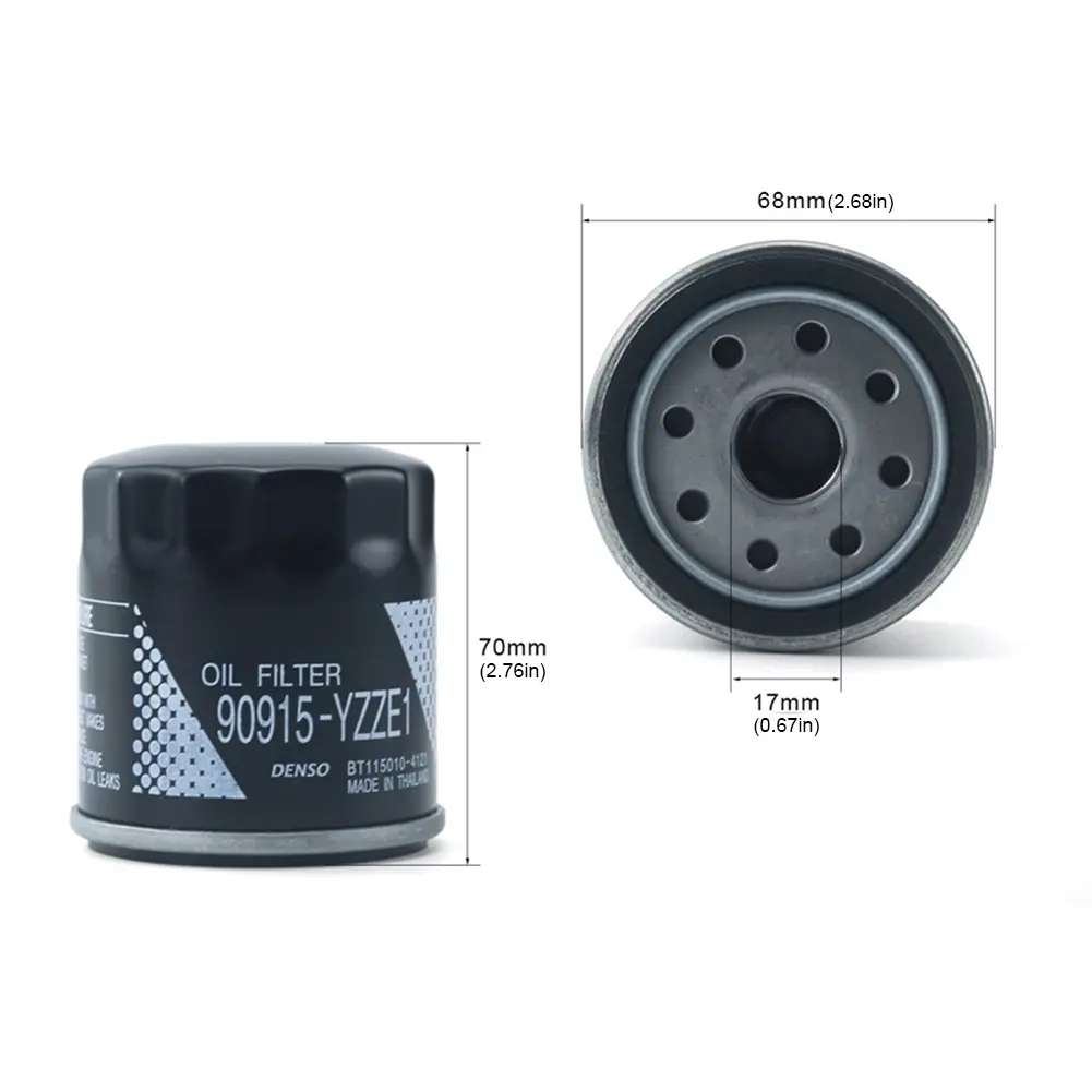 Car Fuel Filter 90915-YZZA3 YZZE1 Oil Filter Replacement 91058 YZZC5 Metal for Toyota Avensis Estate T22 T25 Liftback