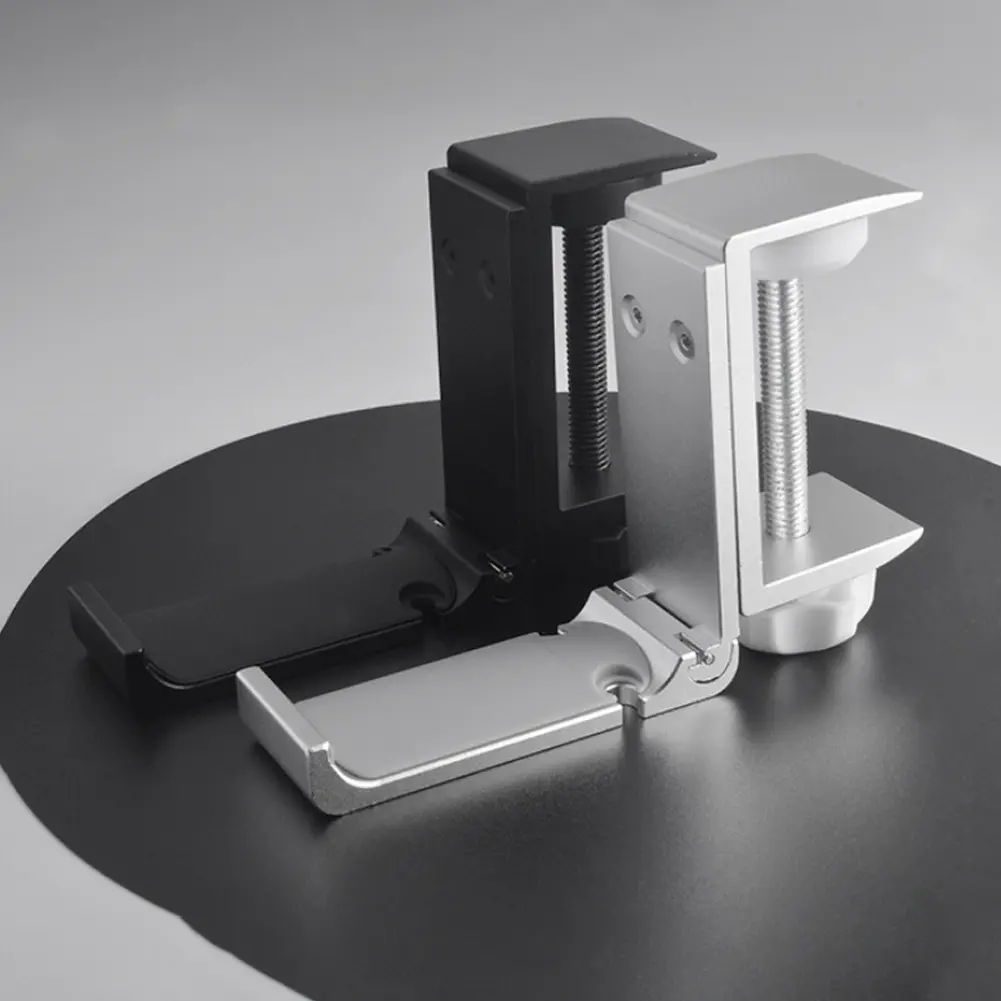 Under Desk Earphone Stand with Adjustable Clamp Metal Earphone Hanger Gaming Headset Holder for Gaming PC Accessories