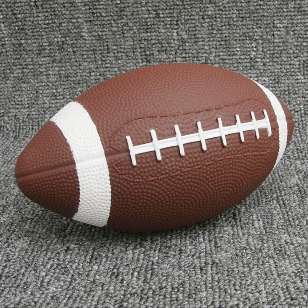 Teenagers Rugby Ball Child Toys Footballs Anti Slip Small Rugby Ball with Inflator Children Game Ball for Children Teaching