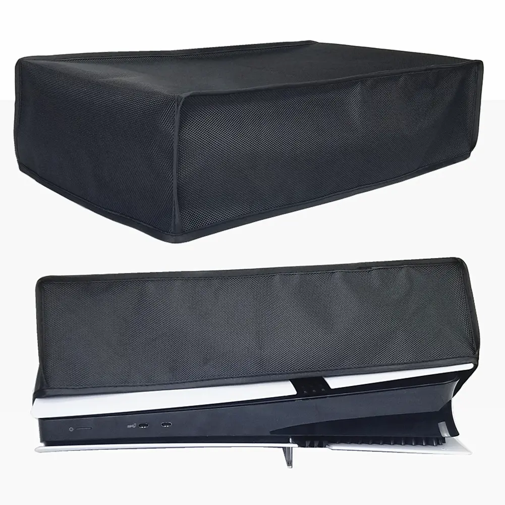 Horizontal Dust Cover Dust Protector Anti-scratch Console Protector 1680D Oxford Cloth for PS5 Pro 2024 Console Digital and Disc