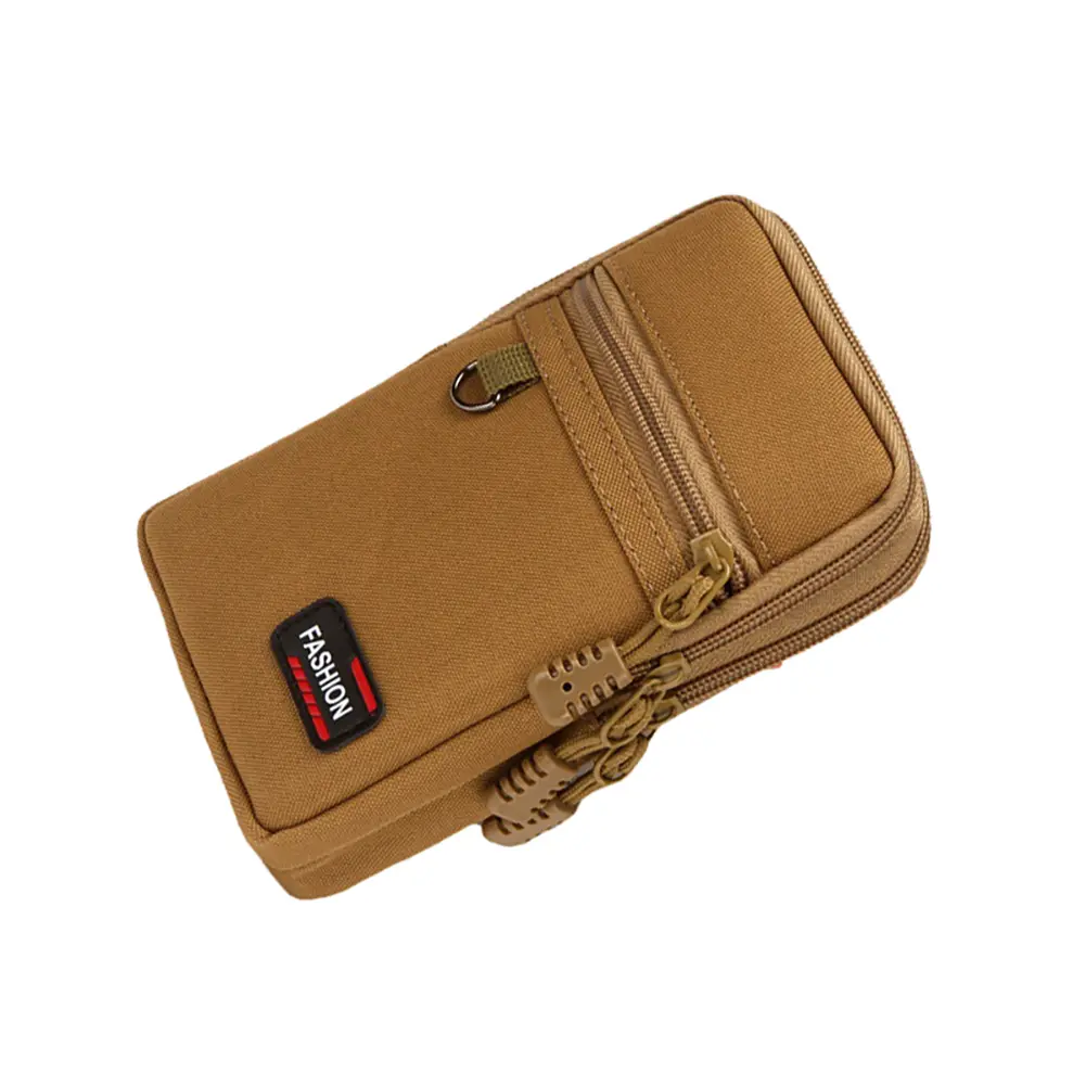 7 Inch Mobile Phone Pocket Portable Coin Phone Organizer Bag Nylon Wear-resistant Lightweight for Outdoor Camping Hunting