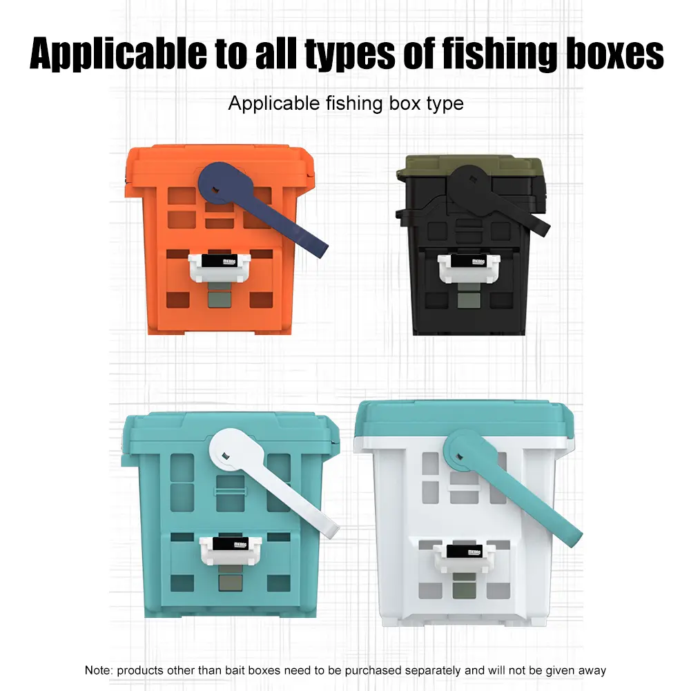 MEBAO Fishing Box Multi-function Plastic Fishing Live Bait Box Removable Detachable for Outdoor Fishing Accessories
