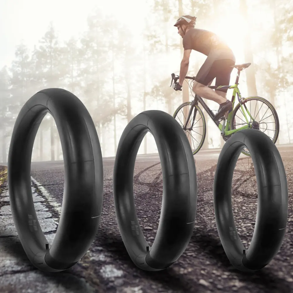 Fat Bike Tube with AV Schrader Valve Bike Inner Tube Butyl Rubber MTB Fat Inner Tube for Snow Beach Bicycle