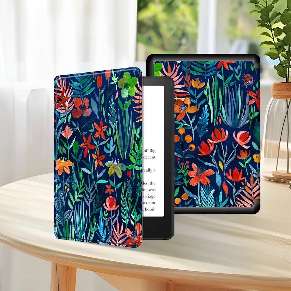 PU Leather Case with Auto Sleep and Wake for Kindle Colorsoft Signature Edition 7inch for Kindle Paperwhite Signature 2024 7inch