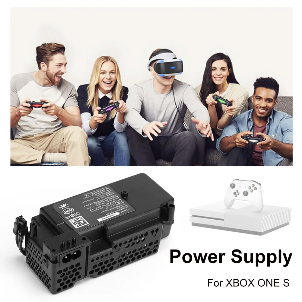Power Supply Adapter Replacement Internal Power Board Charger Game Console Accessories for Xbox One X/Xbox One S