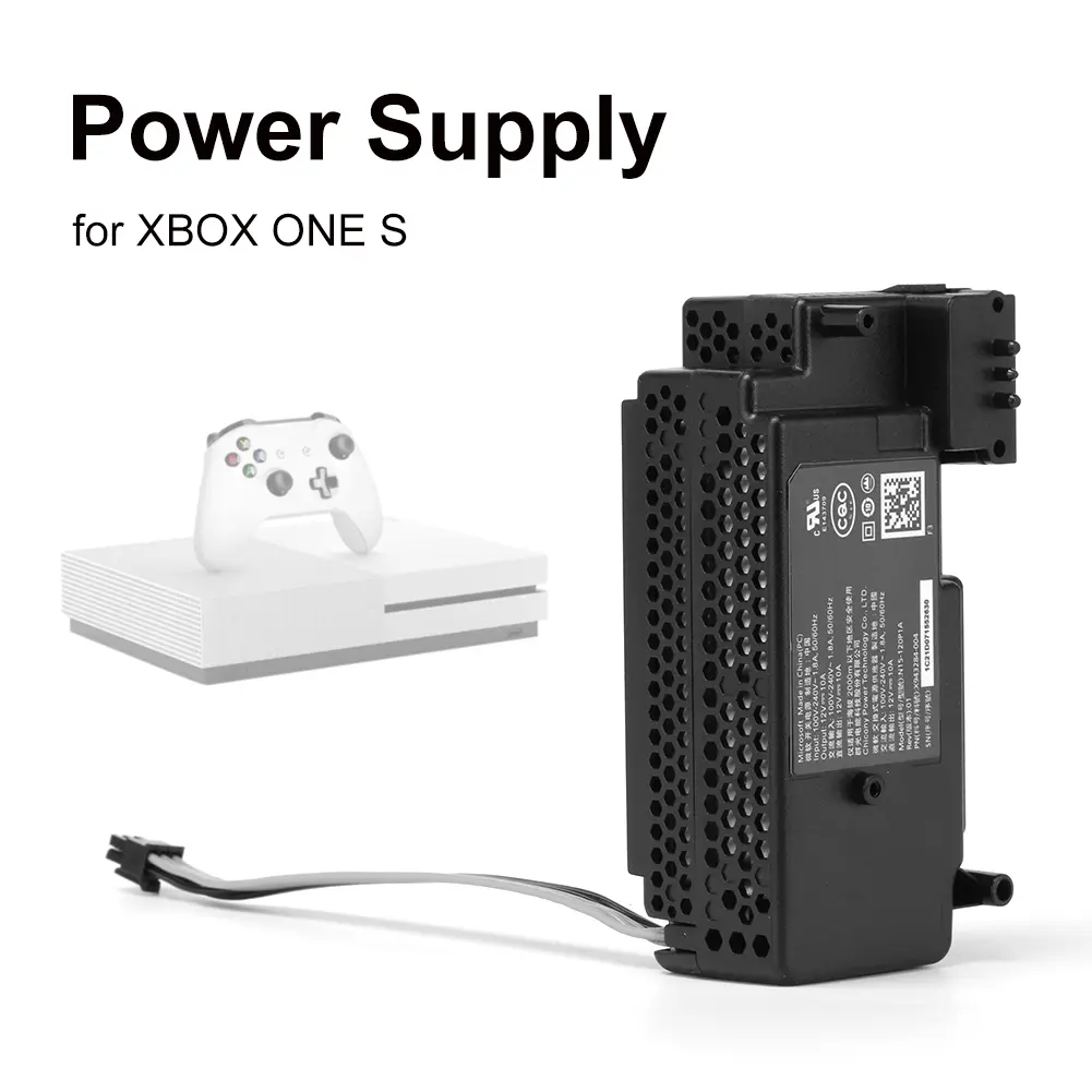 Power Supply Adapter Replacement Internal Power Board Charger Game Console Accessories for Xbox One X/Xbox One S
