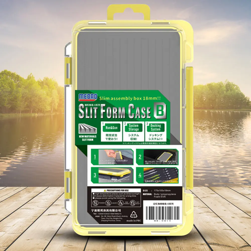Portable Bead Hook Holder Waterproof Bait Lure Hook Boxes Compartments Shockproof Adjustable Partition Fishing Gear Accessories