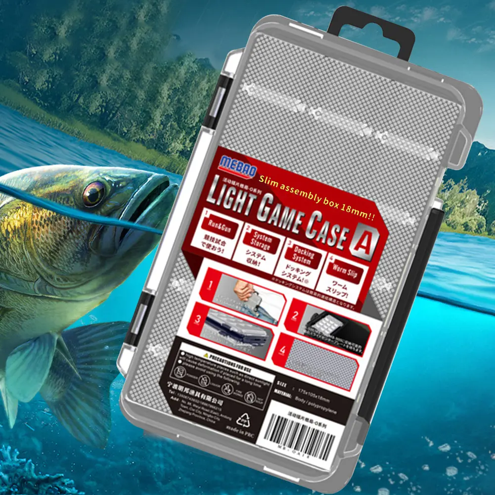 Portable Bead Hook Holder Waterproof Bait Lure Hook Boxes Compartments Shockproof Adjustable Partition Fishing Gear Accessories