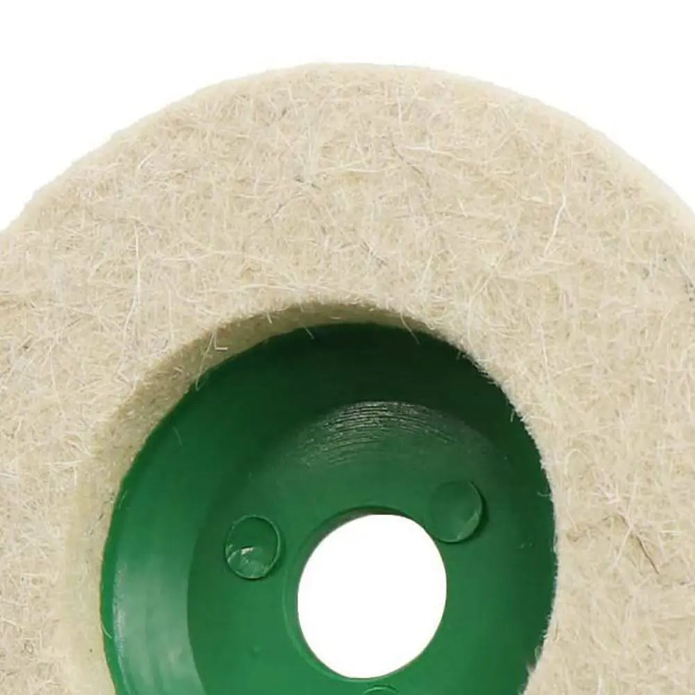 5 Pcs Wool Felt Polishing Pad Disc for Angle Grinder 4 Inch Polishing Wheel Disc 100mm for Car Metal Marble Glass Ceramics