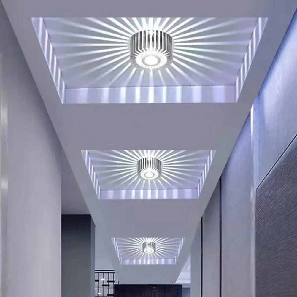 LED Indoor Lighting Energy Saving Corridor Lamp Protect Eyes Ceiling Spotlights Easy Installation Durable for Bedroom Bathroom