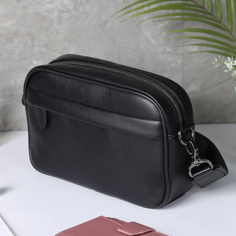 Vintage PU Leather Man Bags Small Square Shoulder Bags For Men Business Messenger Bags Male Fashion Handbag Casual Phone Pouch