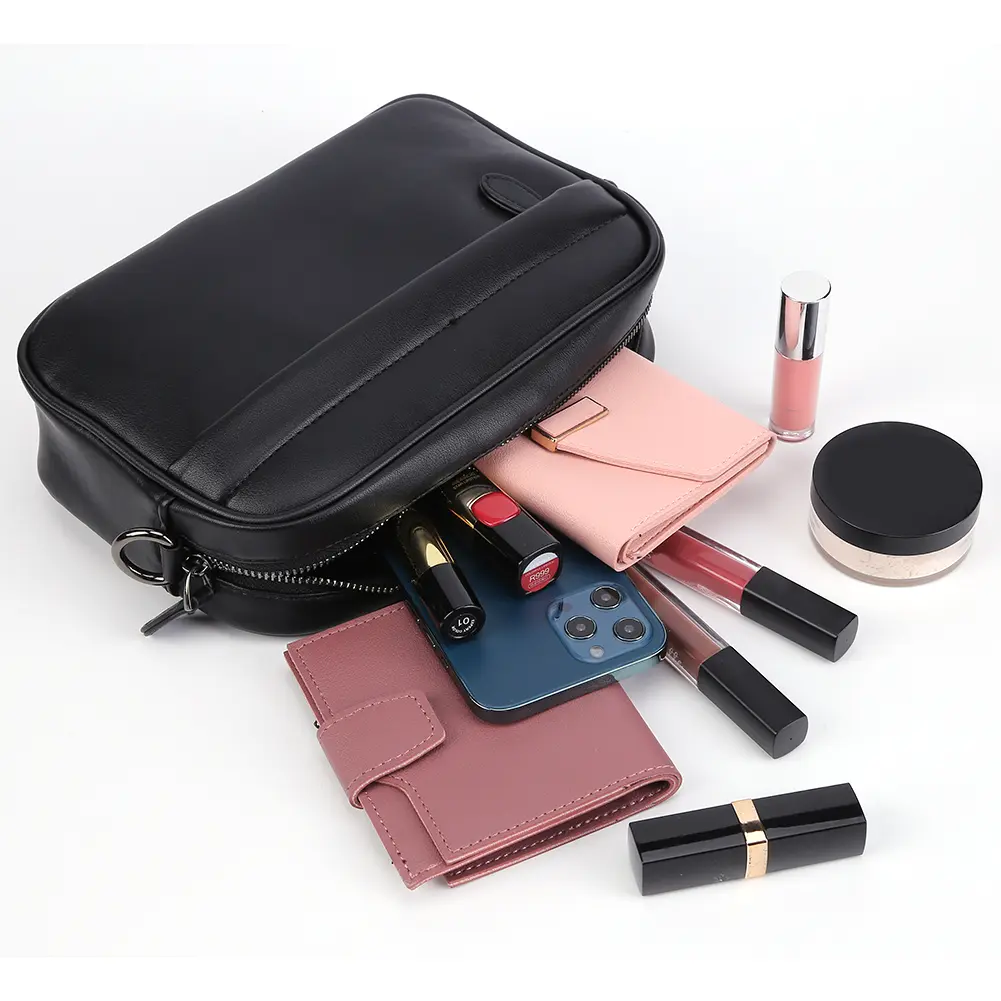 Vintage PU Leather Man Bags Small Square Shoulder Bags For Men Business Messenger Bags Male Fashion Handbag Casual Phone Pouch