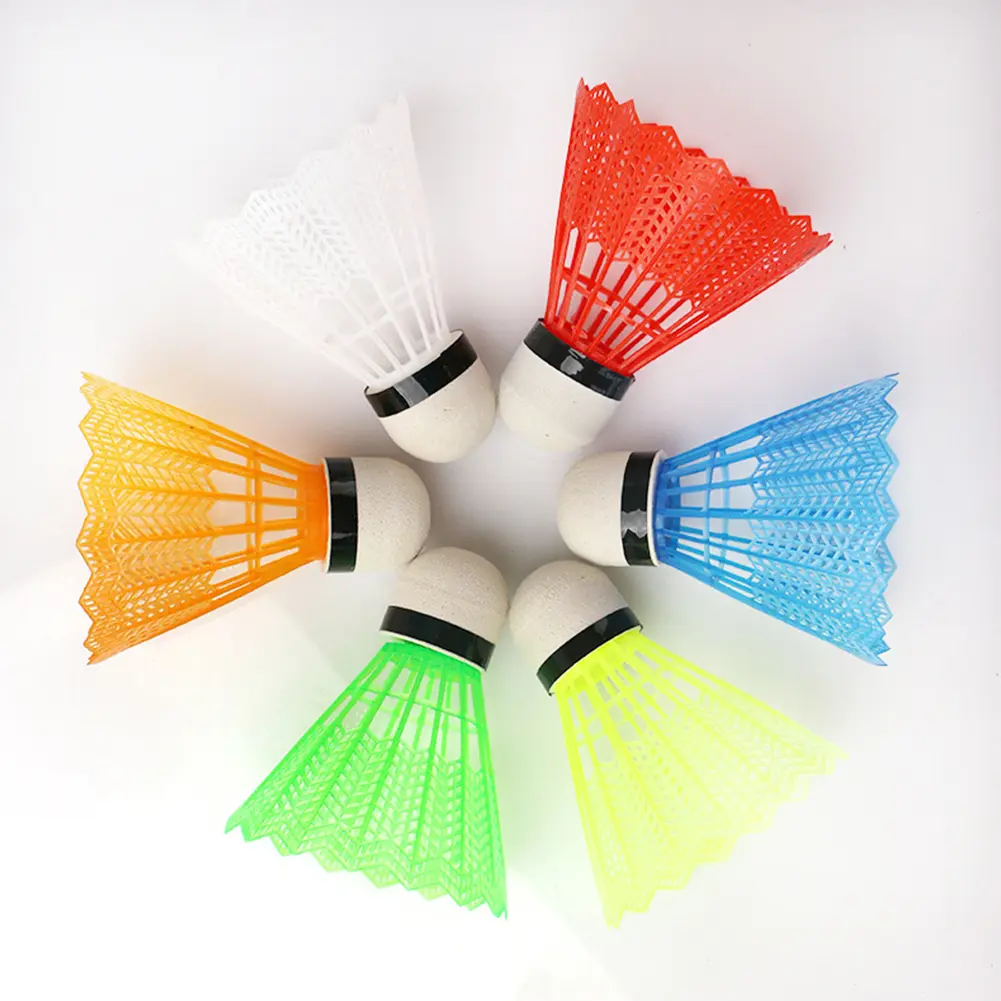24/12X Plastic Badminton Shuttlecock Lightweight Badminton for Hitting Practice Portable Badminton for Practice Outdoor Supplies