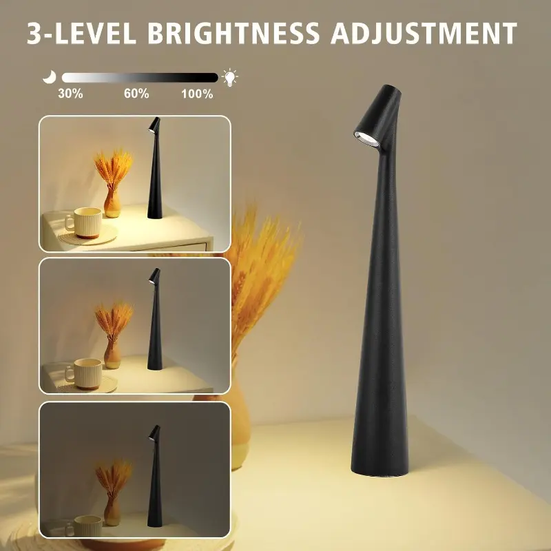 Rechargeable Table Lamps Vanity Lamps Makeup Lights Touch Switch Table Lamp Dimmable Bedside Ambient Light Household Decoration