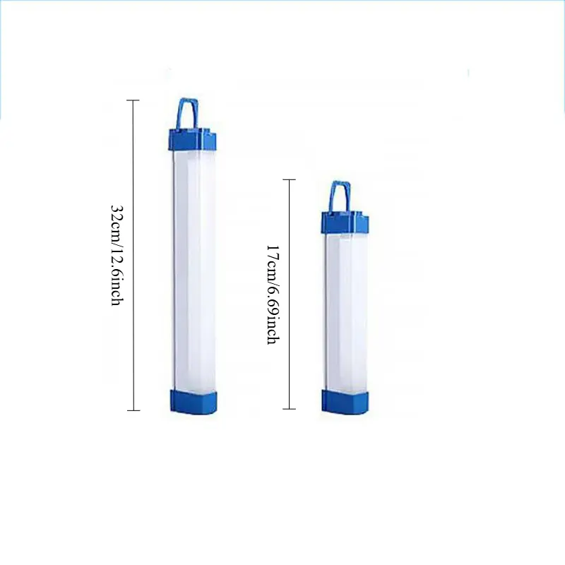 Portable Lamp LED Rechargeable Lamp Tube Emergency Light Magnetic Camping Lights Lightinging Outdoor Camping Vehicle Hard Strip