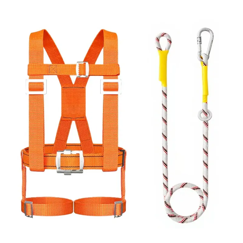 Outdoor Safety Harness Five-point High Altitude Work Safety Belt Adjustable Safety Vests Outdoor Rock Climbing Protect Equipment