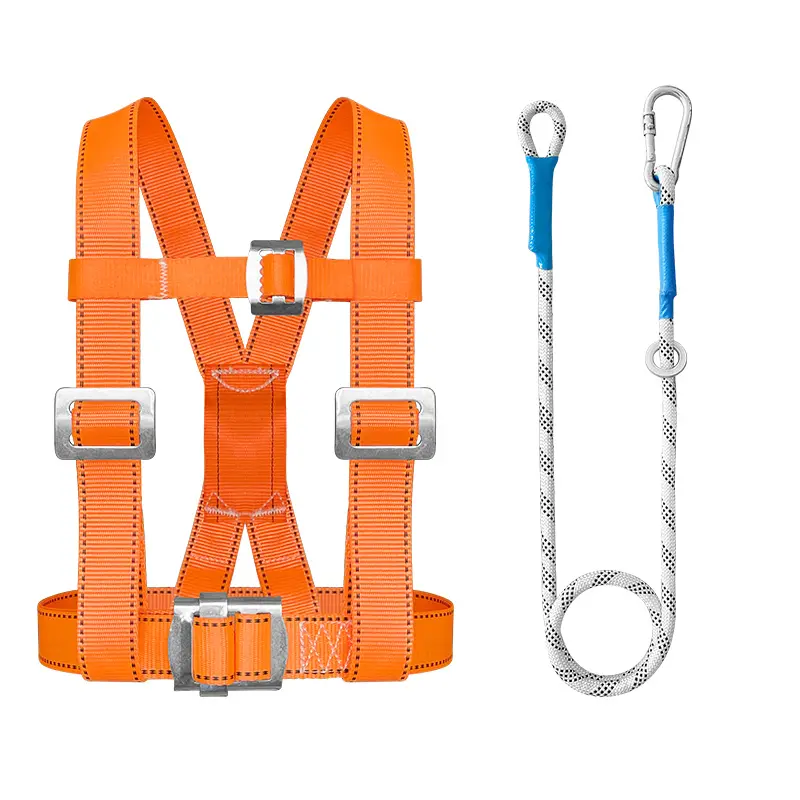 Outdoor Safety Harness Five-point High Altitude Work Safety Belt Adjustable Safety Vests Outdoor Rock Climbing Protect Equipment