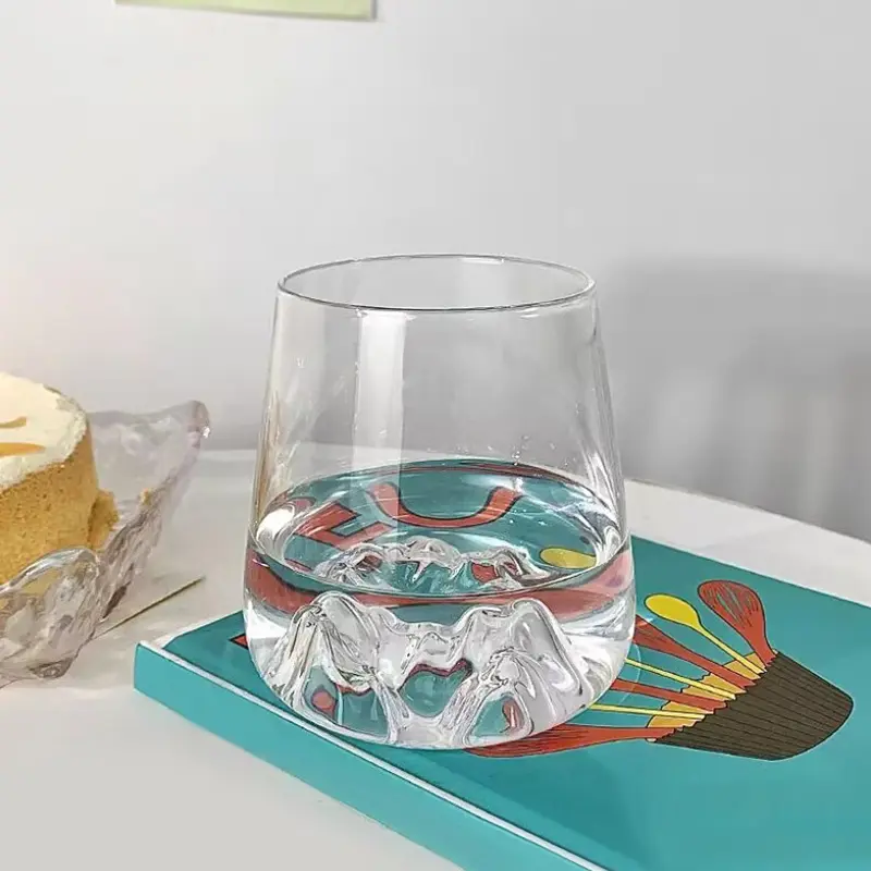 230ml/455ml/370ml Creative Whiskey Glass Transparent Cocktail Glass Elegant Glass Cup Transparent Beer Glass Outdoor Tableware