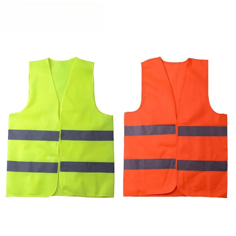 Car Reflective Safety Vest Breathable High Visibility Jacket Night Reflective Vest Night Construction Traffic Safety Clothing