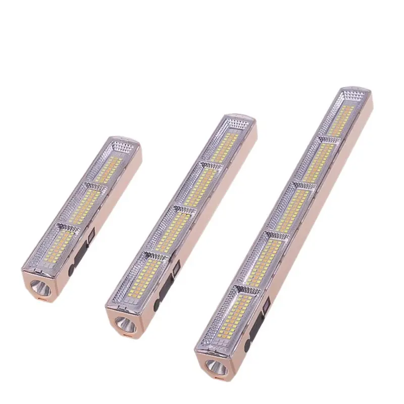 Camping Lamp Dimmable LED Lamp Tube LED Magnetic Light Outdoor Lighting Home Rechargeable Lamp Tube with Hook Camping Equipment